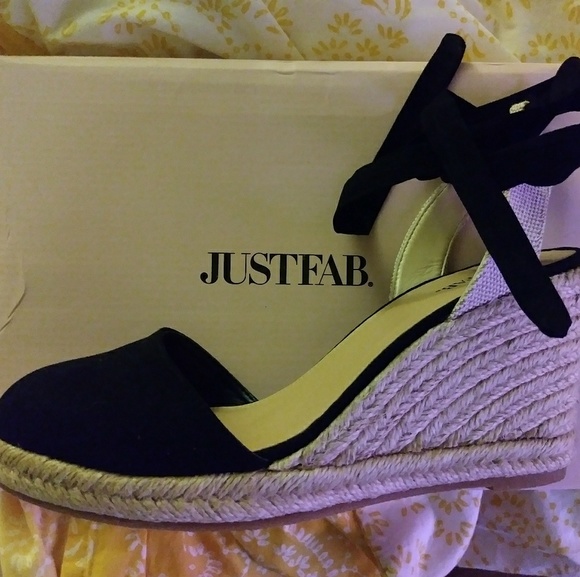 JustFab Shoes - Just Fab Summer Wedges Size 8.5